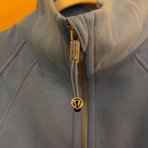 Lululemon Scuba Oversized Funnel Neck Half Zip - M/L - Aero Blue (LW3ICYS) - NWT - Picture 2 of 5